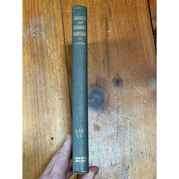 VTG Graphical & Mechanical Computation Hard Cover Book. Joseph Lipka - Picture 2 of 6